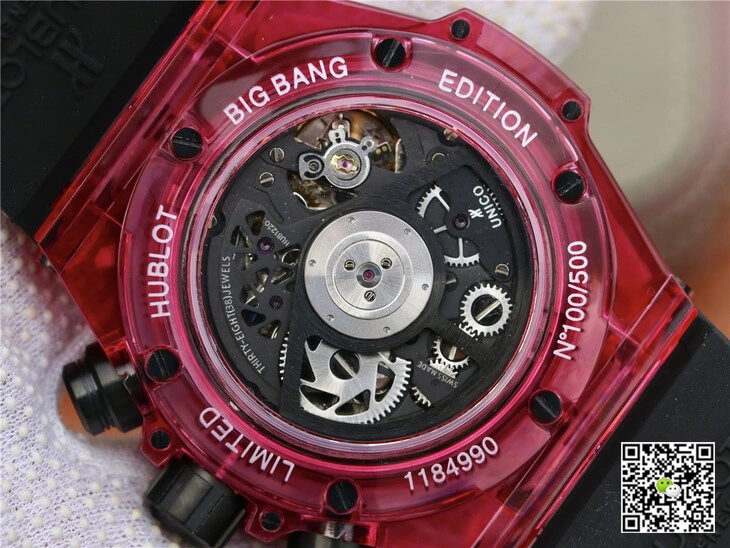 Hublot Big Bang 411.JX.4802.RT 1:1 Best Edition Replica Watch Black Rubber Strap